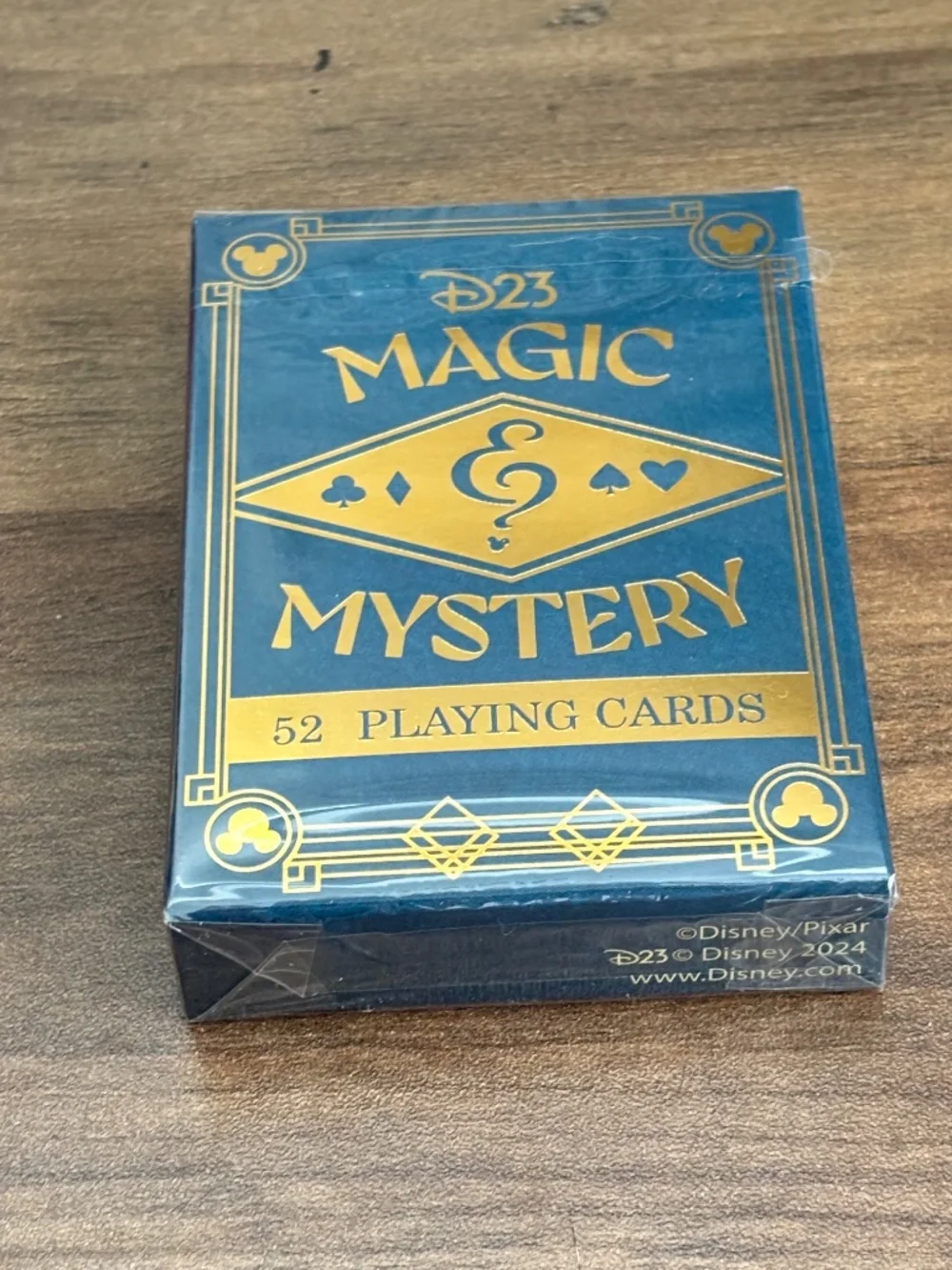 NEW Disney D23 Magic & Mystery Gold Member Set Deck Playing Cards 2024 SEALED